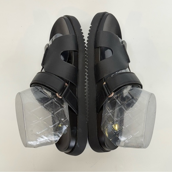 WILD FABLE Black chunky flat slide sandals size 7.5 - Picture 5 of 8